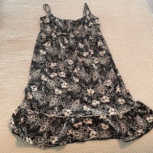 Black and White Summer Sun Dress